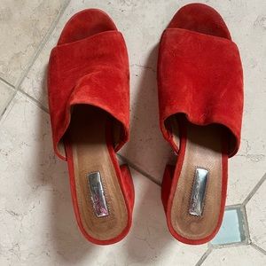 Halogen suede wedges